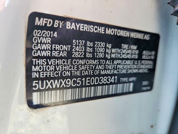 2014 BMW X3 xDrive28i