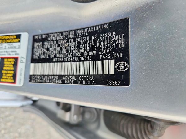 2015 TOYOTA CAMRY