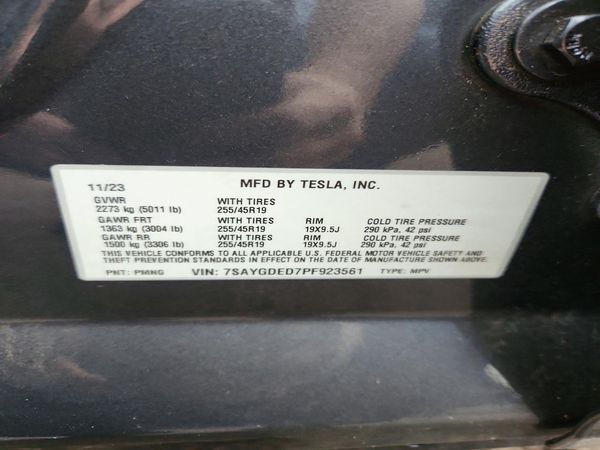 2023 TESLA MODEL Y
