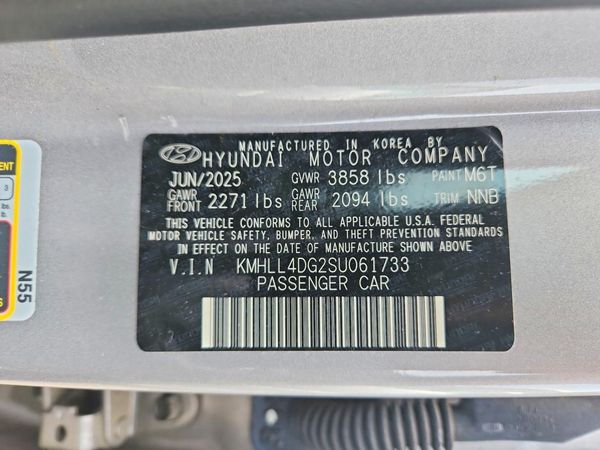 2025 HYUNDAI ELANTRA SE — VINS
