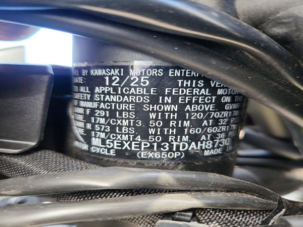 2026 KAWASAKI EX650