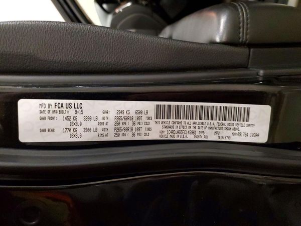 2015 DODGE DURANGO SXT AWD