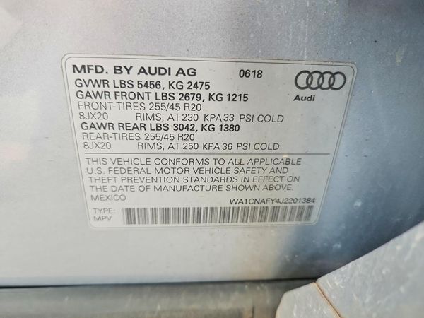 2018 AUDI Q5 quattro Prestige