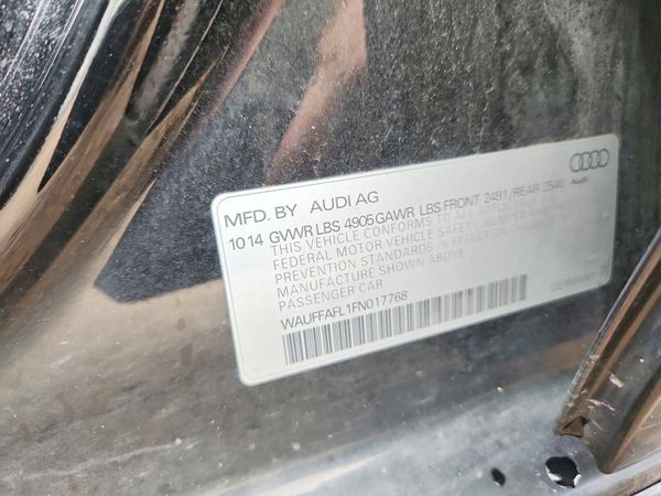 2015 AUDI A4 quattro Premium Plus