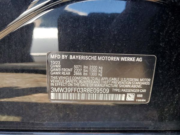 2024 BMW 3 SERIES — VINS