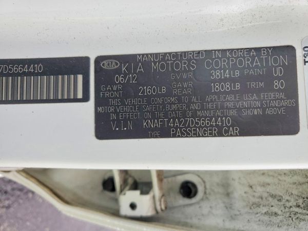 2013 KIA FORTE LX