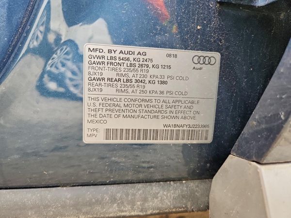2018 AUDI Q5 quattro Premium Plus