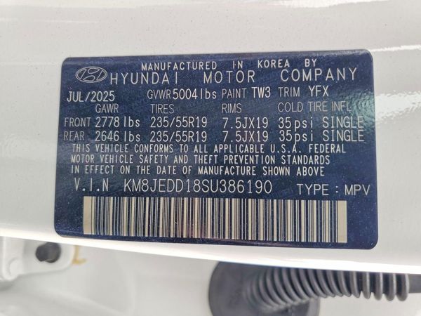 2025 HYUNDAI TUCSON Limited