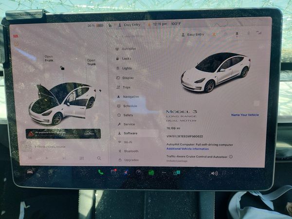 2021 TESLA MODEL 3 — ODOM