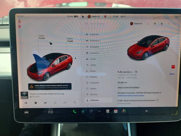 2019 TESLA MODEL 3 — ODOM
