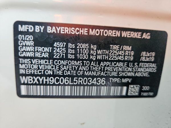 2020 BMW X2