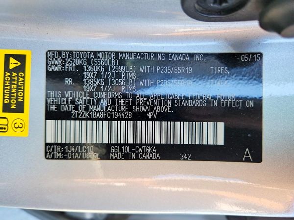 2015 LEXUS RX 350