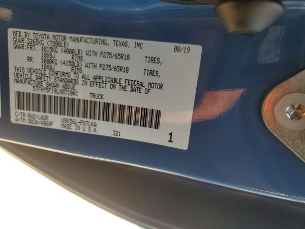 2020 TOYOTA TUNDRA