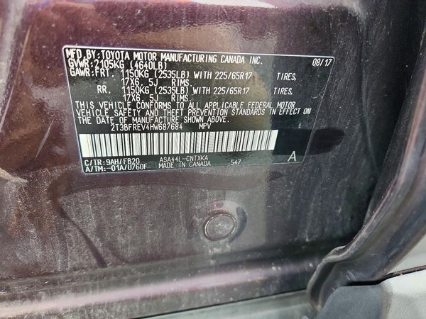 2017 TOYOTA RAV4