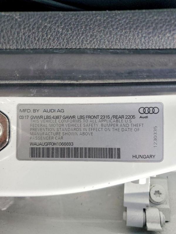 2017 AUDI A3 Premium
