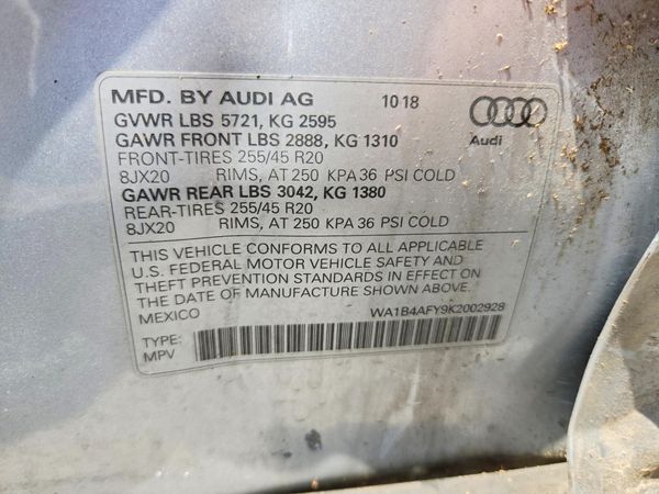 2019 AUDI SQ5