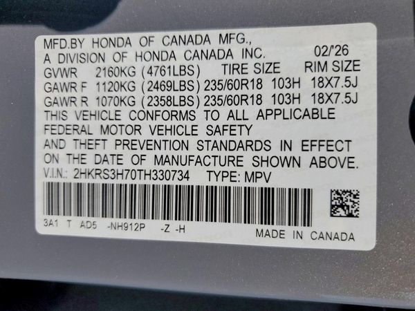 2026 HONDA CR-V EX-L