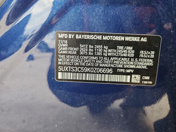 2019 BMW X3 M40i