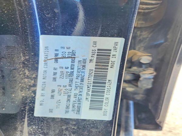2025 MAZDA 3 Select Sport Package