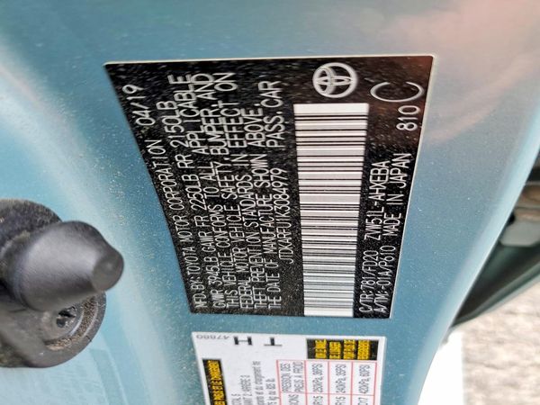 2019 TOYOTA PRIUS L/LE/XLE/LTD.