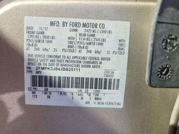 2018 FORD EDGE SEL