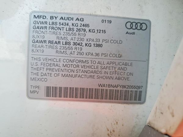 2019 AUDI Q5