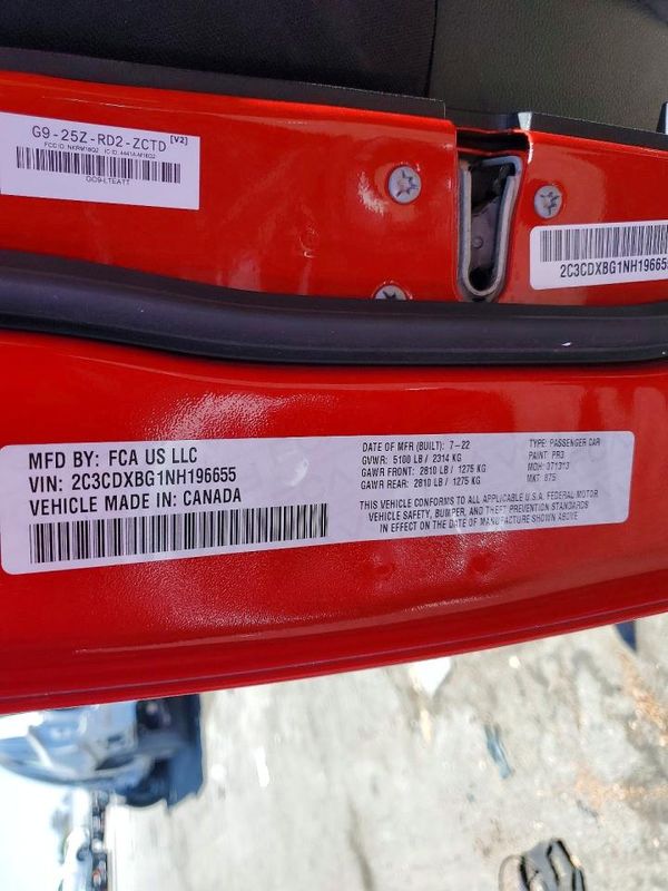2022 DODGE CHARGER SXT