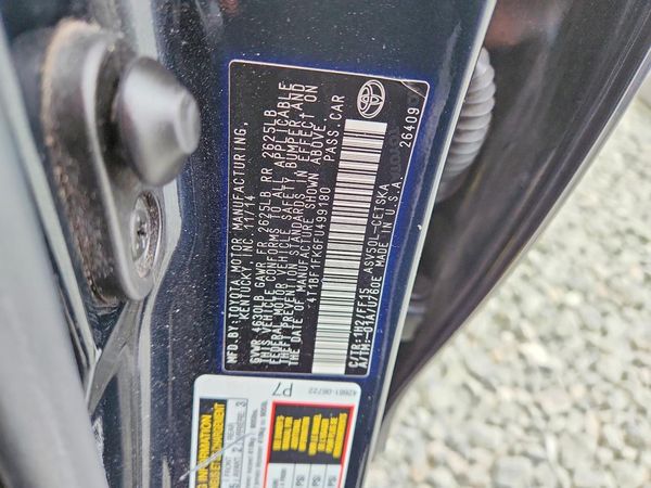 2015 TOYOTA CAMRY