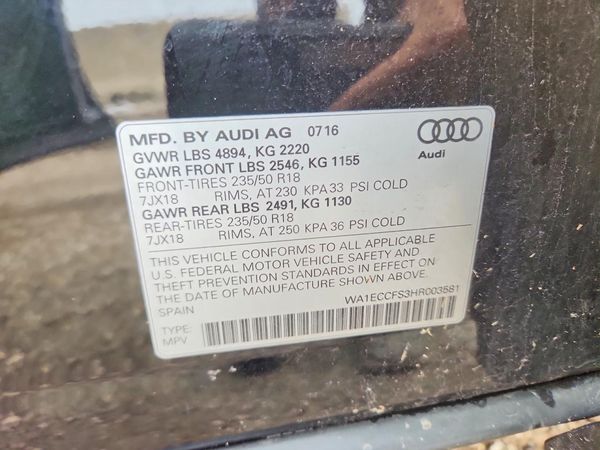 2017 AUDI Q3 quattro Premium