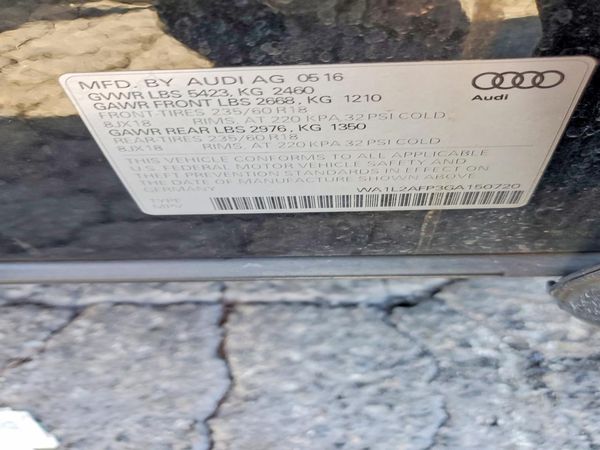 2016 AUDI Q5