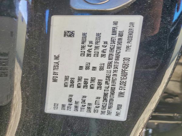 2023 TESLA MODEL 3