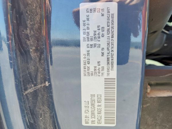 2021 RAM PROMASTER 3500