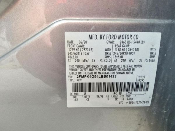2020 FORD EDGE SE
