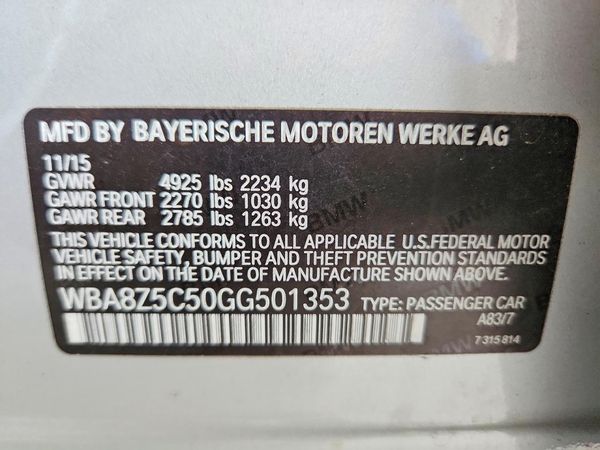 2016 BMW 328