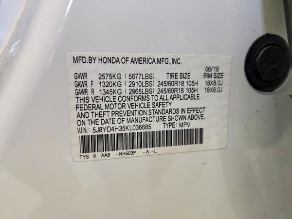 2019 ACURA MDX SH-AWD