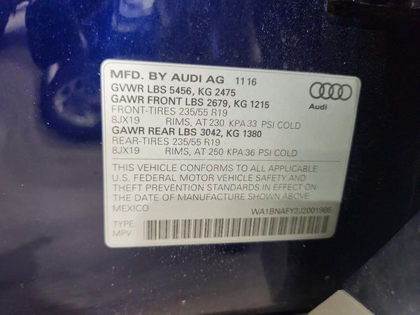 2018 AUDI Q5 quattro Premium Plus