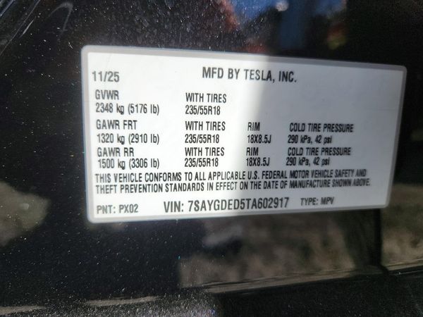 2026 TESLA MODEL Y