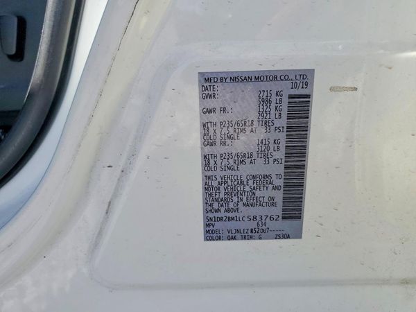 2020 NISSAN PATHFINDER