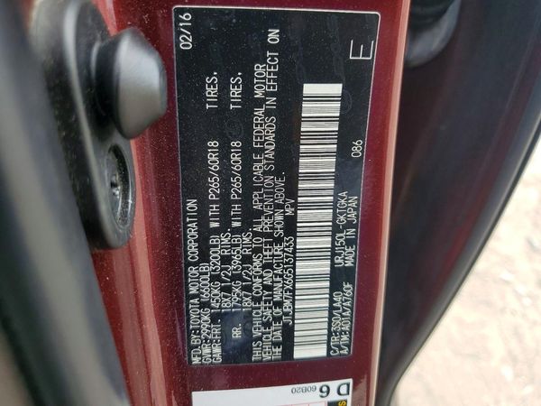 2016 LEXUS GX 460