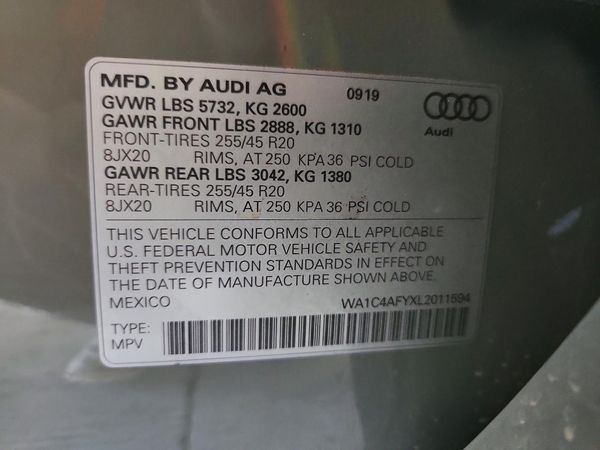 2020 AUDI SQ5 quattro Prestige