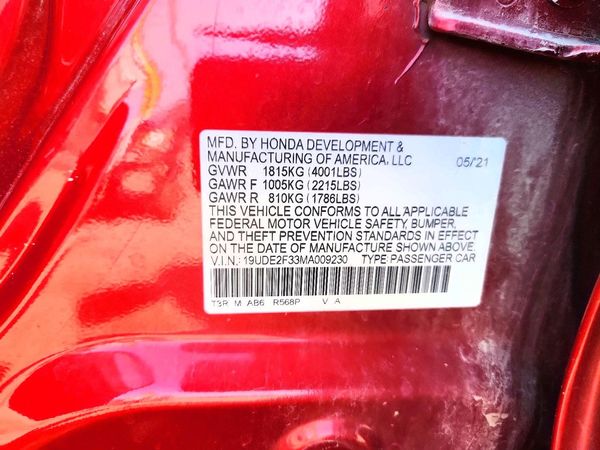 2021 ACURA ILX