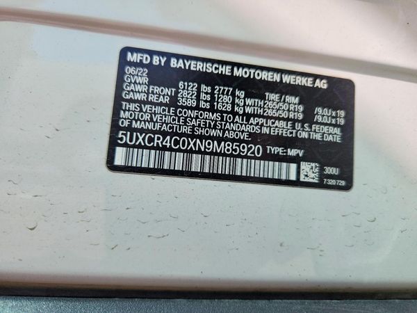 2022 BMW X5 sDrive40i