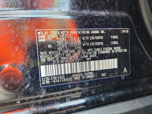 2020 TOYOTA RAV4