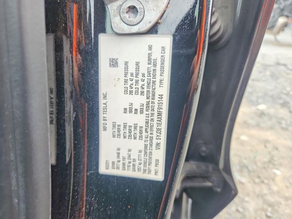 2021 TESLA MODEL 3