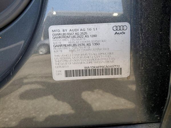 2012 AUDI Q5