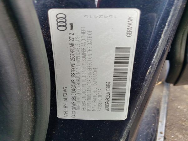 2013 AUDI A6 quattro Premium Plus