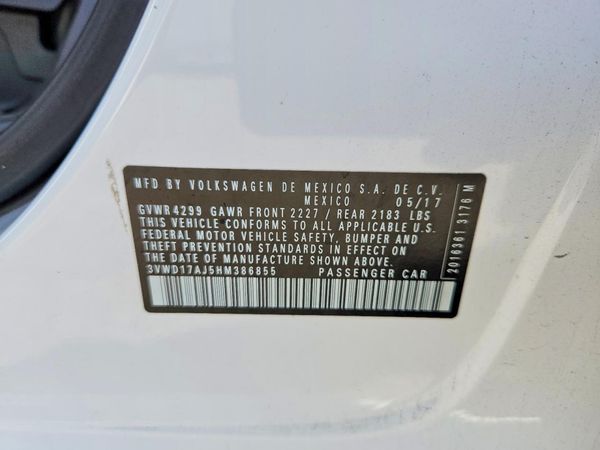 2017 VOLKSWAGEN JETTA Sport