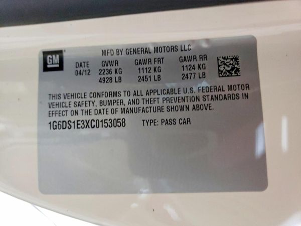 2012 CADILLAC CTS Premium