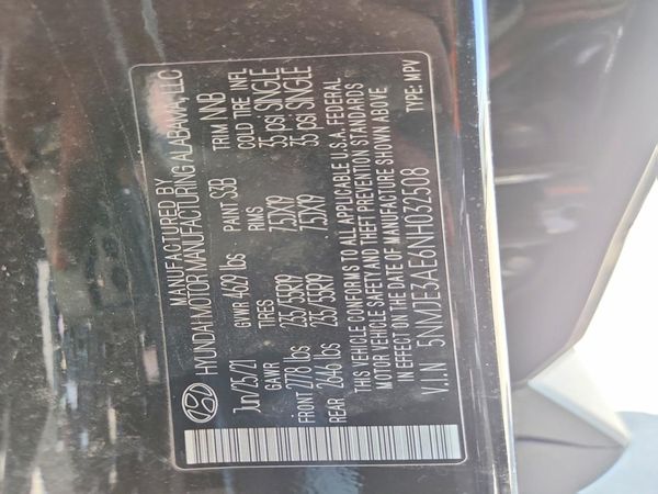 2022 HYUNDAI TUCSON Limited