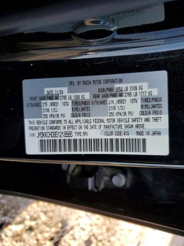 2025 MAZDA CX-90 Premium Sport — VINS